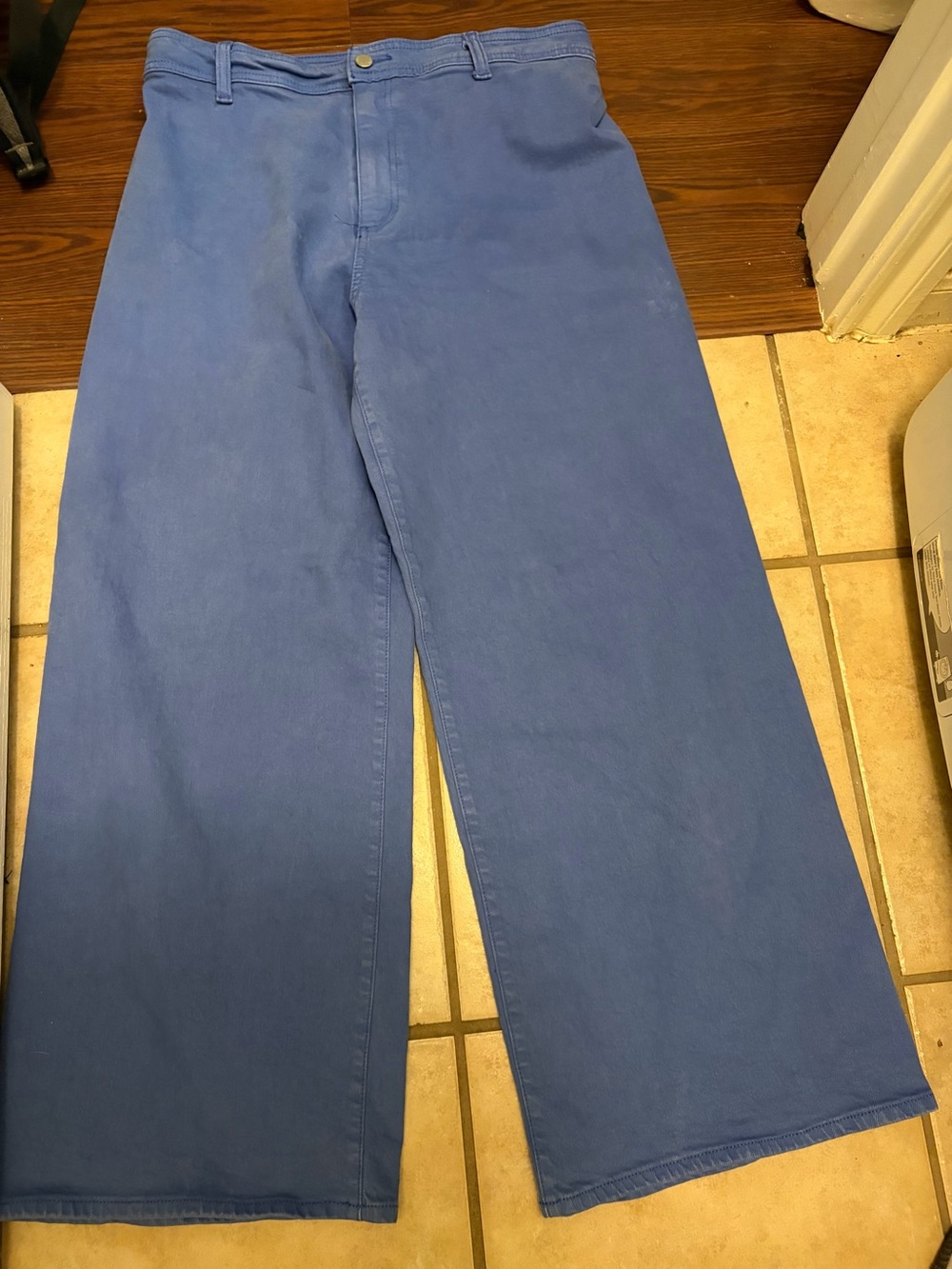 Womens universal thread Wide Leg Blue Pants